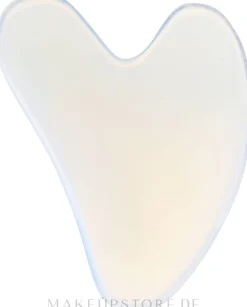 Massageplatte Gua Sha Opal weiß