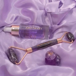Massager für das Gesicht aus Amethyst