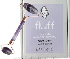 Massageroller für das Gesicht aus Amethyst