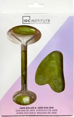 Massageset Roller und Gua-Sha-Massageplatte