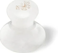 Massagestein in Pilzform für Gua Sha Klarer Quarz