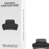 Metall-Haarspange Matte Dunkelgraphit Maxi