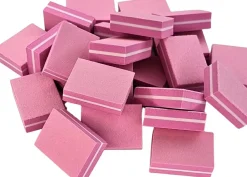 Mini-Nagelpuffer 100/180, rosa, 50 Stk