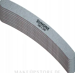 Nagelfeile 180/240 Banane grau 10 St.