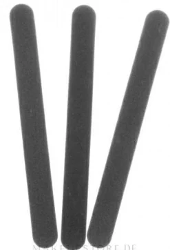 Nagelfeile aus Holz 18 cm 3 St. schwarz