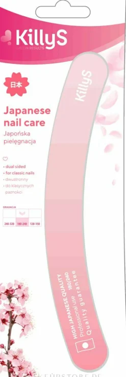Nagelfeile Banane 180/240 rosa