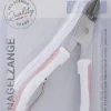 Nagelknipser gehärtet 10.5 cm hellrosa