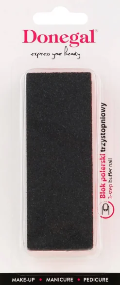 Nagelpufferblock 9351 schwarz-orange