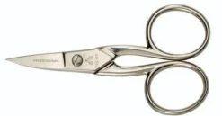 Nagelschere aus kohlenstoffreichem Stahl, vernickelt, Mikrozahnung, 9 cm