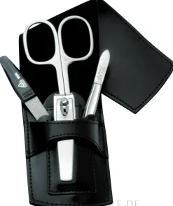 Nagelset, 4-teilig, schwarz