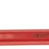 Nageltrimmer- und Feile, rot 13,5 cm