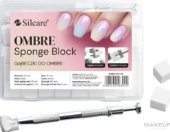 Ombre-Schwämme im Kästchen mit Pinzette, 80 Stk.