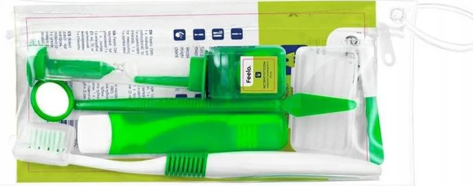 Orthodontie-Set, 18 Produkte, grün