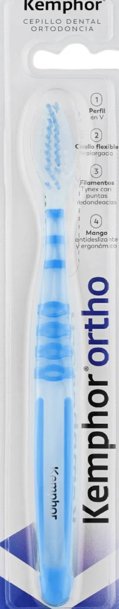 Orthodontische Zahnbürste, rosa