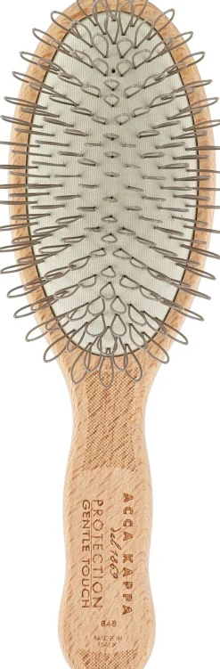 Ovale Haarbürste mit Schlaufen