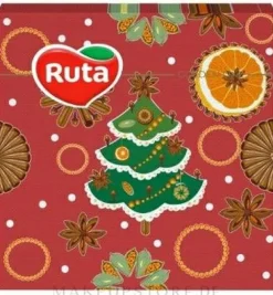 Papierservietten Weihnachtsbaum 33x33 cm 20 St.