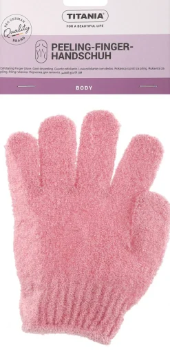 Peeling-Handschuh für die Körpermassage rosa