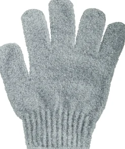Peeling-Handschuh für Körpermassage, hellgrau