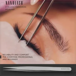 Pinzette für falsche Wimpern