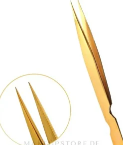 Pinzette gerade 010 golden