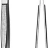 Pinzette mit abgeschrägter Spitze 9 cm