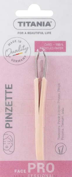 Pinzette mit Kunststoffgriff 8,5 cm 1061/B beige