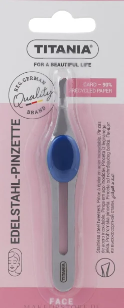 Pinzette mit Kunststoffhalter schräg