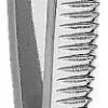 Pinzette schräg Chrome Charm 1093
