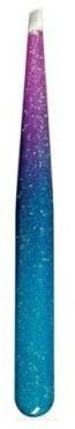 Pinzette schräg Epoxy Glitter 75995 himbeerrot-blau