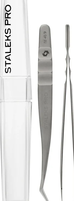 Professionelle Wimpernpinzette L TE-41/9