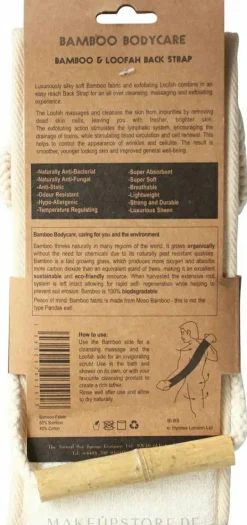 Rückenbürste aus Bambus und Luffa