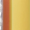 Rechteckiger Badeschwamm gelb-orange-weiß