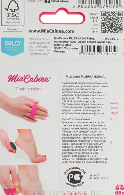 Runde Fußfeile pink
