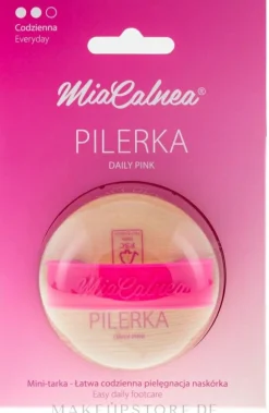 Runde Fußfeile pink