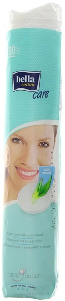Runde Wattepads Cotton mit Aloe Vera 100 St.