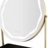 Runder LED-Kosmetikspiegel