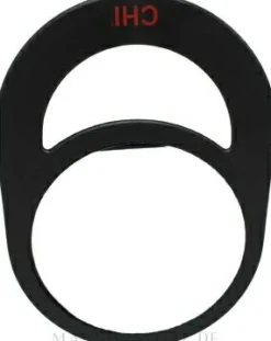 Runder Spiegel 16 cm schwarz