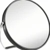 Runder Tischspiegel schwarz 15cm x5