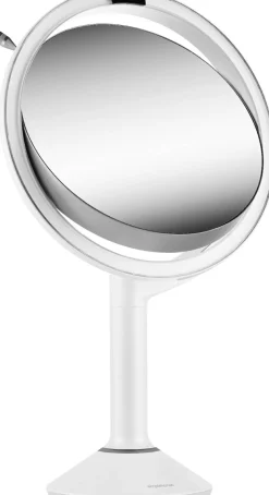 Rundes Spiegel mit Sensor, 20 cm, weiß