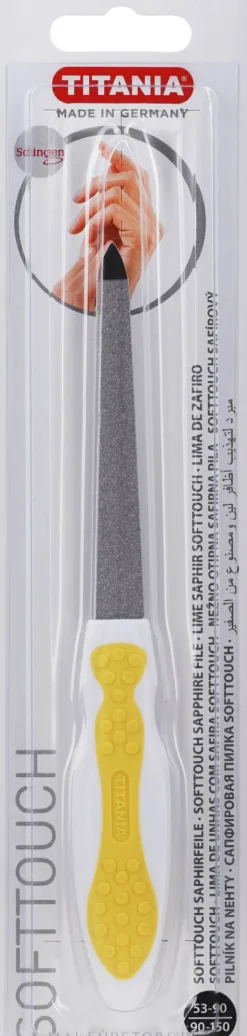 Saphir-Nagelfeile 17 cm gelb