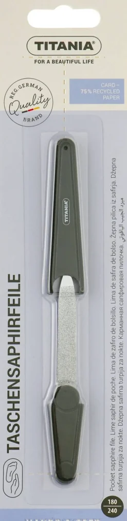 Saphir-Nagelfeile grau