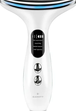 Schall-Massagegerät für Gesicht und Hals, weiß