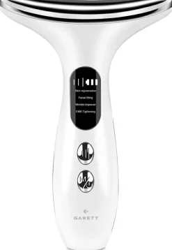 Schall-Massagegerät für Gesicht und Hals, weiß