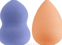 Schminkschwamm-Set violett, orange 2 St.