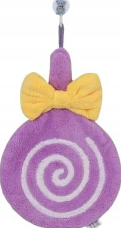 Schnelltrocknendes Handtuch an der Schnur, violett