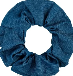 Scrunchie-Haargummi Denim blau Denim Classic