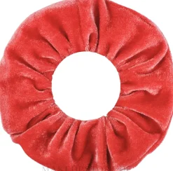 Scrunchie-Haargummi Koralle Velour Classic