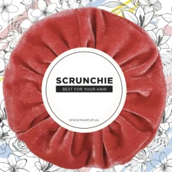 Scrunchie-Haargummi Koralle Velour Classic
