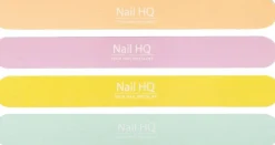Set aus bunten Nagelfeilen