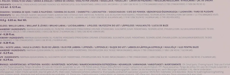 Set für Kinder, 17 Produkte